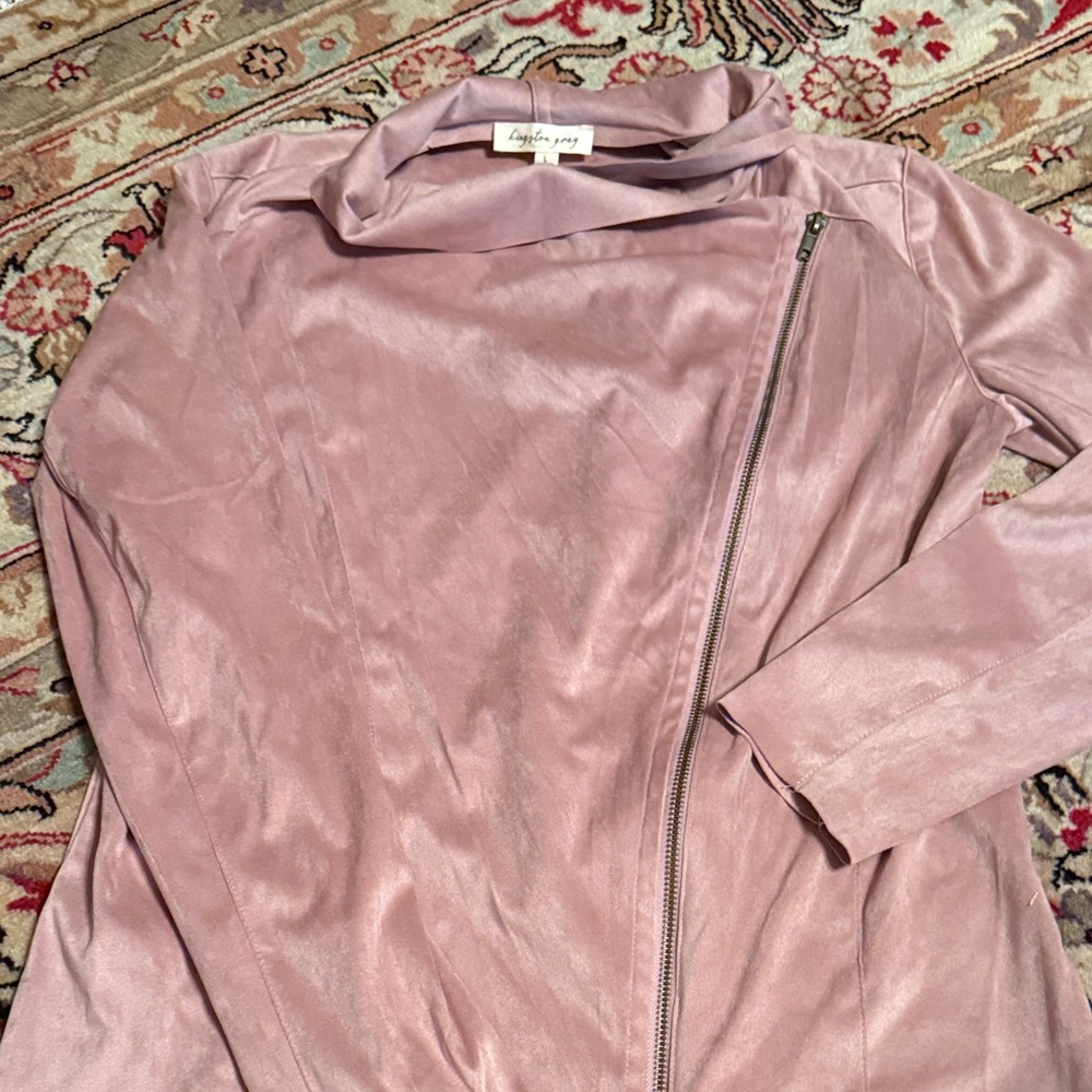 Blush Women's Pink Leather Jacket